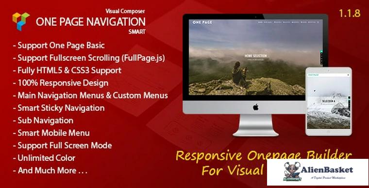 78161  Smart One Page Navigation v1.1.8 - Addon For Visual Composer