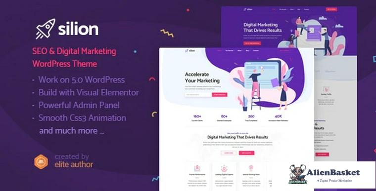 83763  Silion v1.0 - Digital Marketing WordPress Theme