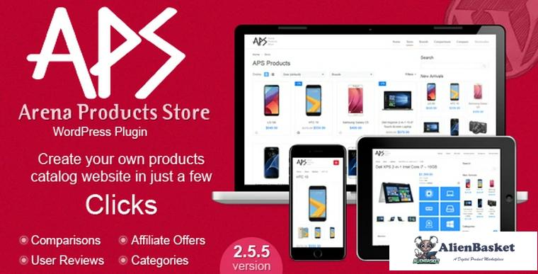 72854  Arena Products Store v2.5.5 - WordPress Plugin
