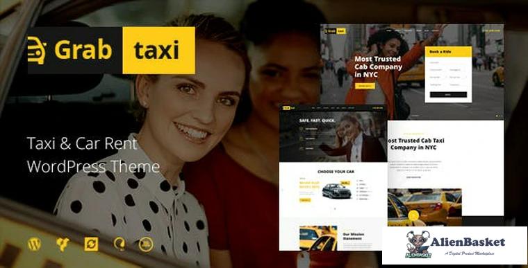 74702  Grab Taxi v1.2.2 - Online Taxi Service WordPress Theme