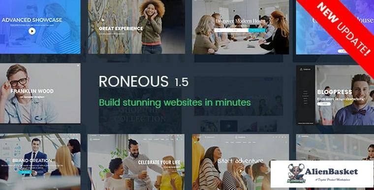 69339  Roneous v1.5 - Creative Multi-Purpose WordPress Theme