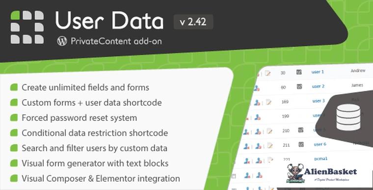 69519  PrivateContent - User Data add-on v2.42