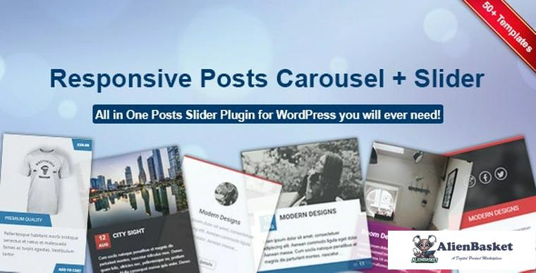 82690  Responsive Posts Carousel v1.3.6 - WordPress Plugin