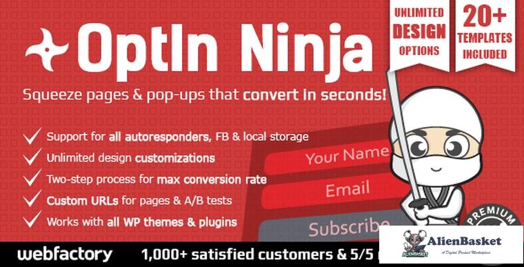 70673  OptIn Ninja v2.30 - Ultimate Squeeze Page Generator