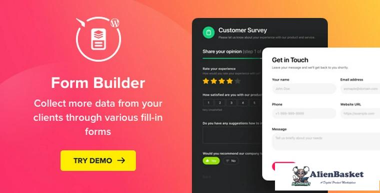 82693  Form Builder v1.5.0 - WordPress Form plugin