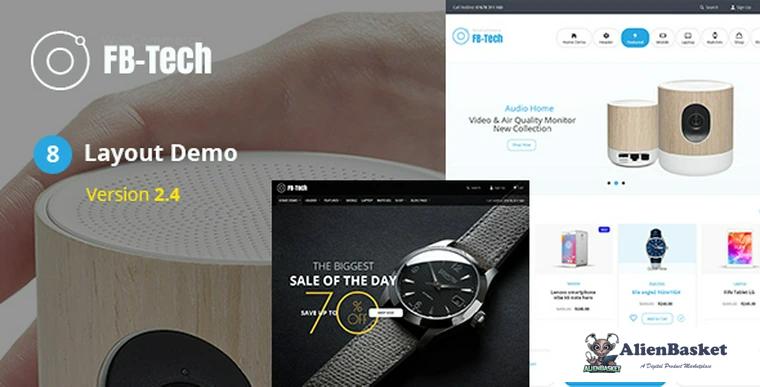 73128  FB-Tech v2.4 - Digital RTL WooCommerce Theme