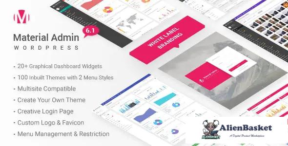 78906  Material v6.1 - White Label WordPress Admin Theme