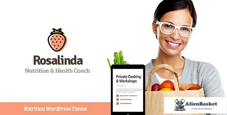 81235  Rosalinda v1.0.2 - Health Coach & Vegetarian Lifestyle Blog WordPress Theme