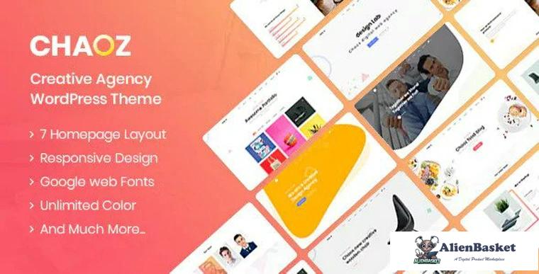 74062  Chaoz v1.4.2 - Creative Portfolio Theme For Agency