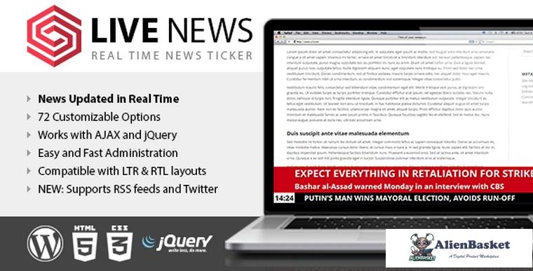 90466  Live News v2.16 - Real Time News Ticker