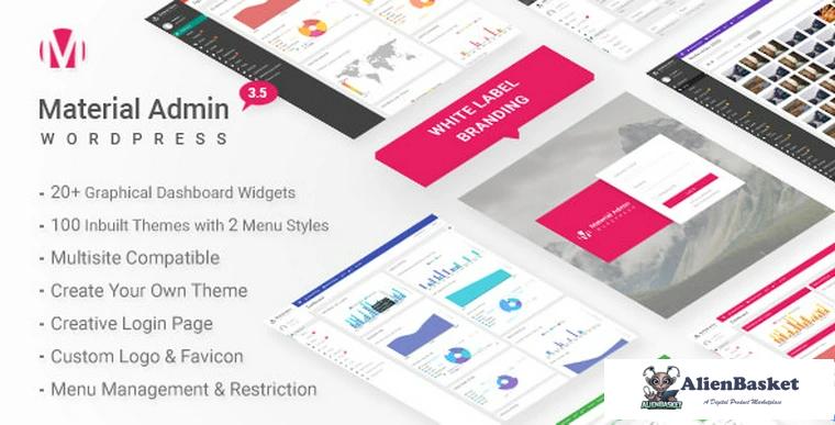 67884  Material v3.5 - White Label WordPress Admin Theme