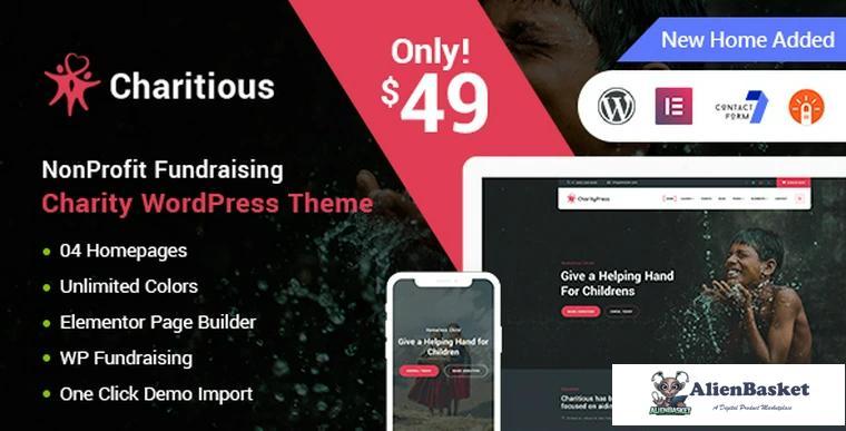 87553  Charitious v2.9 - NonProfit Fundraising Charity Theme