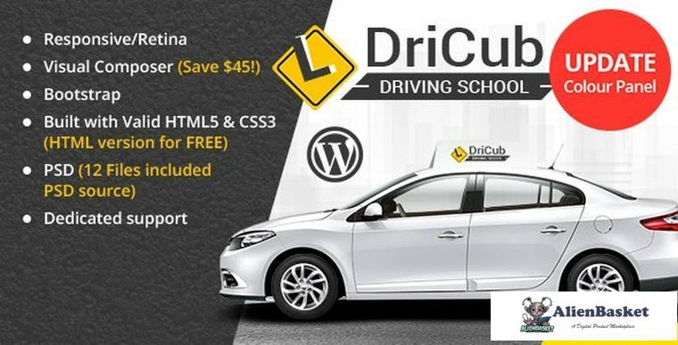 91848  DriCub v2.9 - Driving School WordPress Theme