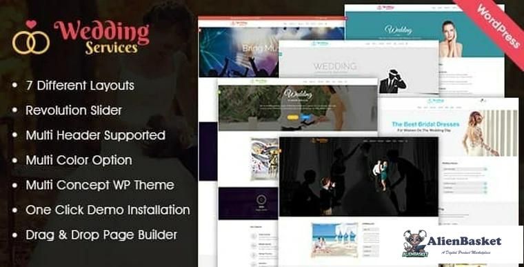 75908  Wedding Services WordPress Theme v1.0.1