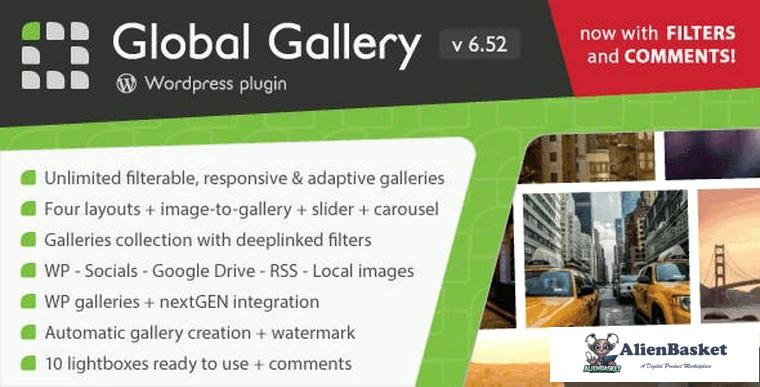 75008  Global Gallery v6.52 - Wordpress Responsive Gallery