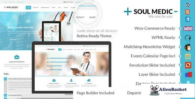 92766  SoulMedic Health v4.9 - Medical & Health Care Theme