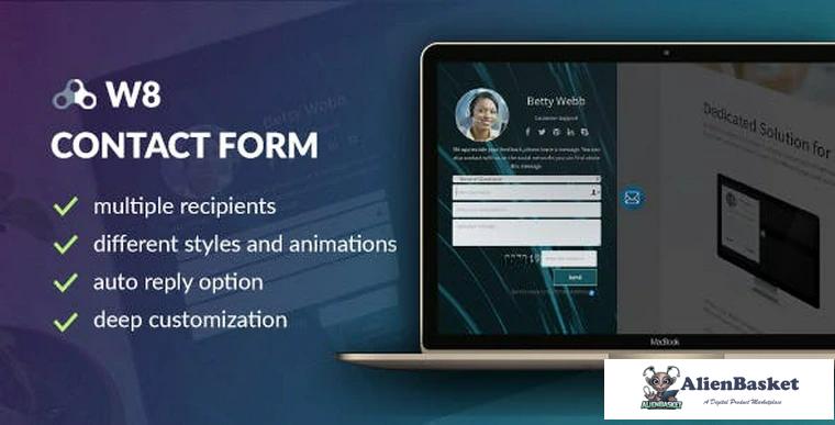 89822  W8 Contact Form v1.5.9 - WordPress Contact Form Plugin