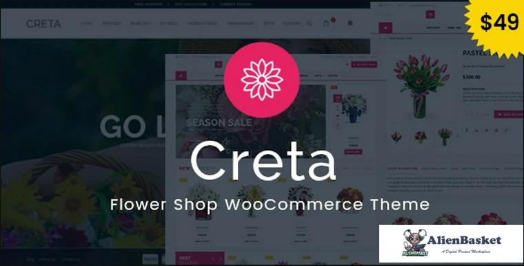 72170  Creta v3.2 - Flower Shop WooCommerce WordPress Theme