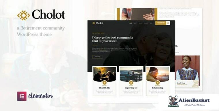 87537  Cholot v1.1 - Retirement Community WordPress Theme