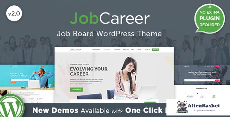 68206  JobCareer v2.2 - Job Board Responsive WordPress Theme