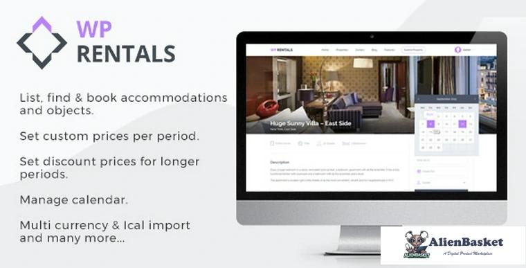 80068  WP Rentals v2.8.1 - Booking Accommodation WordPress Theme