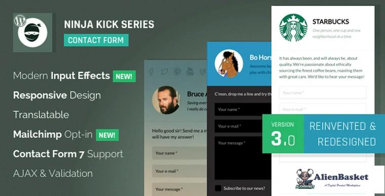 70004  Ninja Kick: WordPress Contact Form v3.5.2