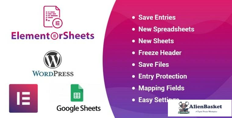 81475  ElementorSheets v1.3 - Elementor Pro Form Google Spreadsheet Addon