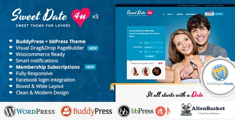 85692  Sweet Date v3.6.0 - More than a Wordpress Dating Theme