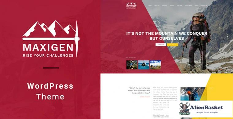 71947  Maxigen v1.2.3 - Hiking and Outdoor WordPress Theme