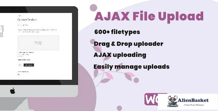 81034  WooCommerce AJAX File Upload (600+ filetypes) v1.0.5