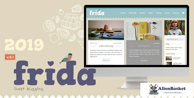 73361  Frida v5.1 - A Sweet & Classic Blog Theme