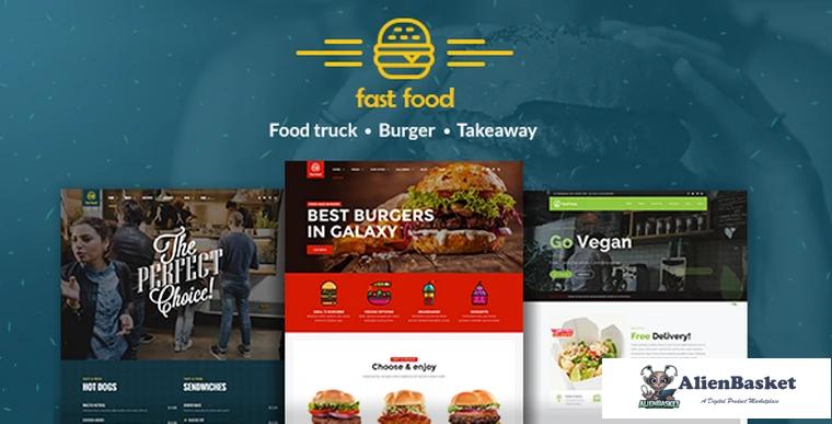 76251  Fast Food v1.1.1 - WordPress Fast Food Theme