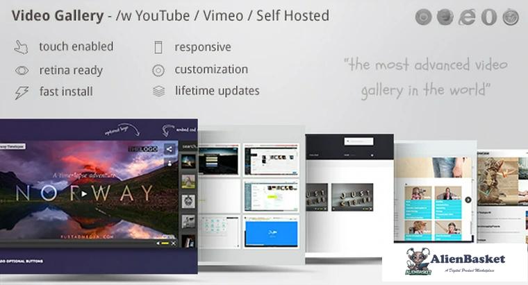 89425  Video Gallery Wordpress Plugin /w YouTube, Vimeo v12.19