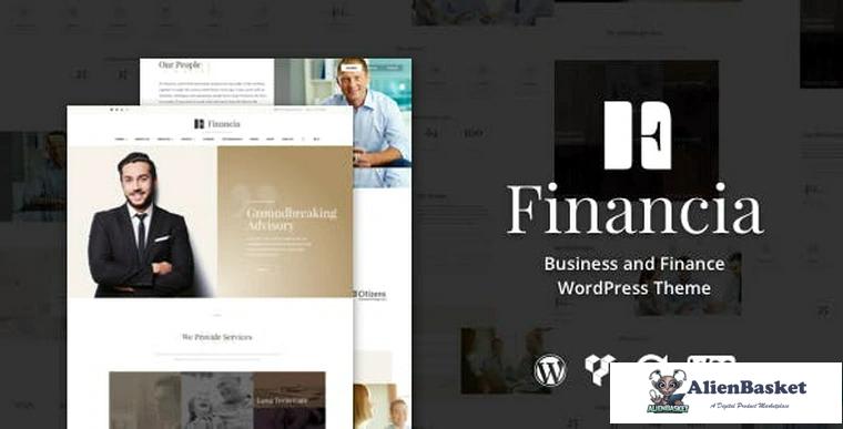 74995  Financia v1.0.3 - Business and Finance WordPress Theme