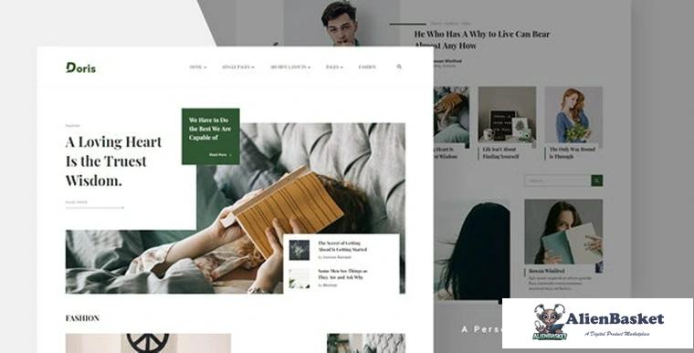 78358  Doris v1.0 - Creative WordPress Blog and Magazine Theme