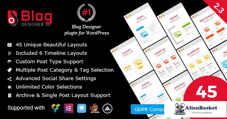 71023  Blog Designer PRO for WordPress v2.3