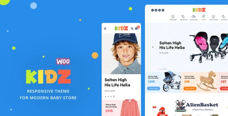 90121  KIDZ v5.0 - Baby Store WooCommerce Theme