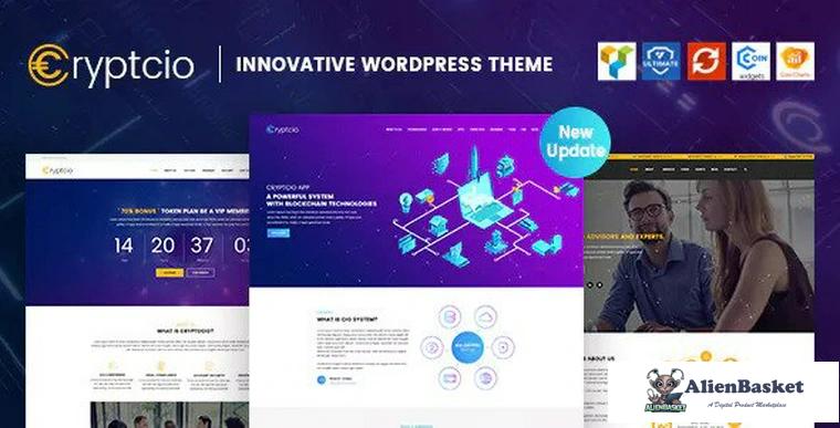 74061  Cryptcio v1.5 - Innovative WordPress Theme