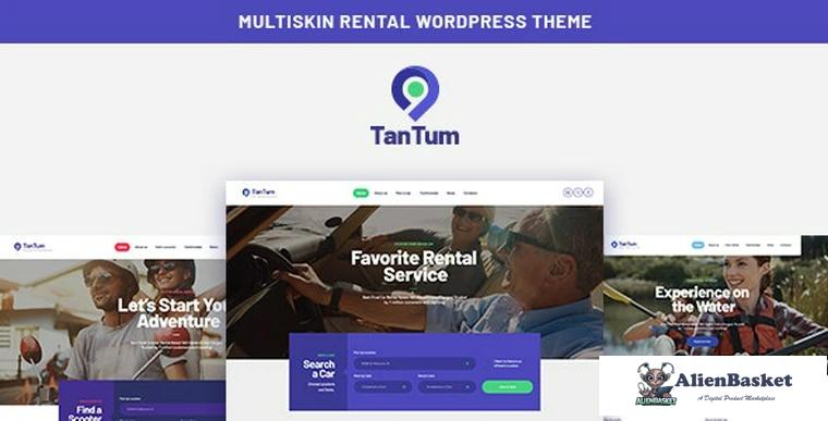 90042  TanTum v1.1.4 - Car, Scooter, Boat & Bike Rental Services WordPress Theme