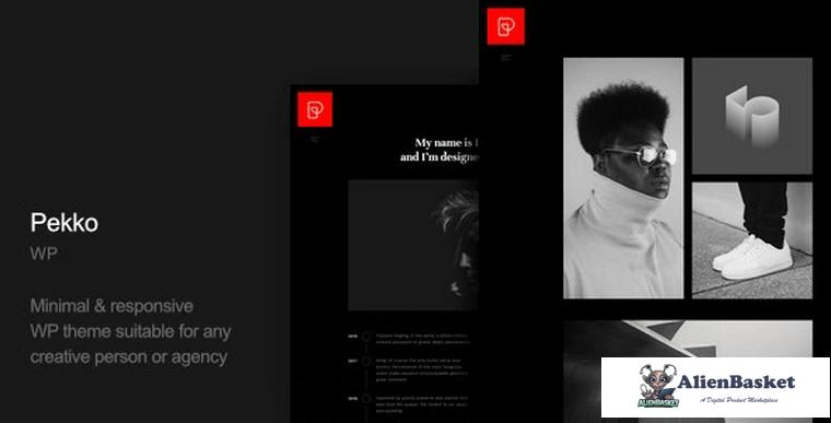 83037  Pekko v1.1 - Minimal Dark WordPress Theme