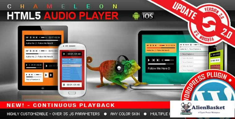 94091  HTML5 Audio Player WordPress Plugin v3.5.6