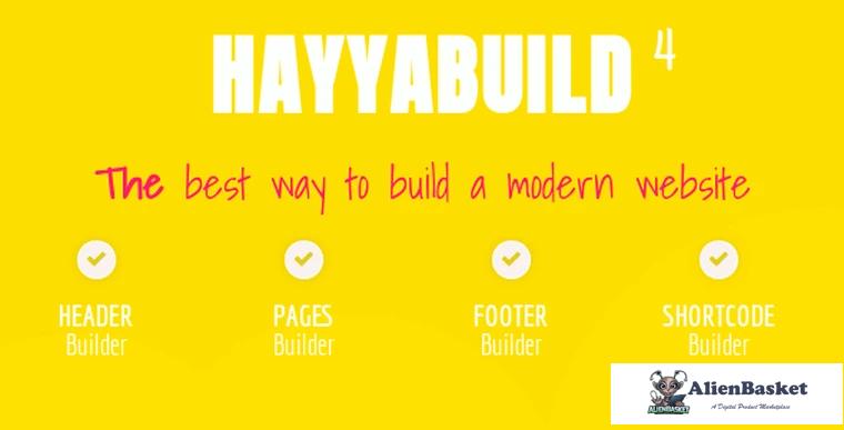 73540  HayyaBuild v4.0 - WordPress Builder