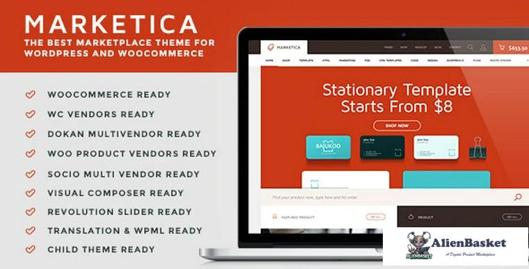 67955  Marketica v4.3.0 - Marketplace WordPress Theme