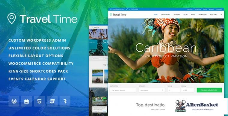 92010  Travel Time v1.2.9 - Tour, Hotel and Vacation Travel Theme