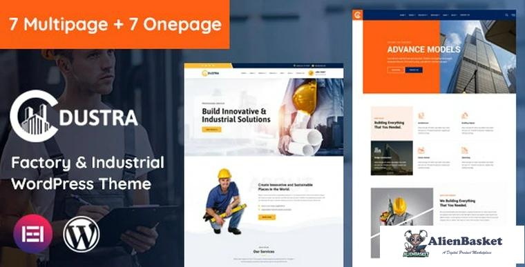 89562  Dustra v1.5.3 - Factory Industrial & Construction WordPress Theme