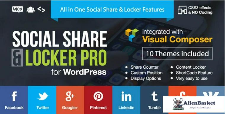 84040  Social Share & Locker Pro Wordpress Plugin v7.7