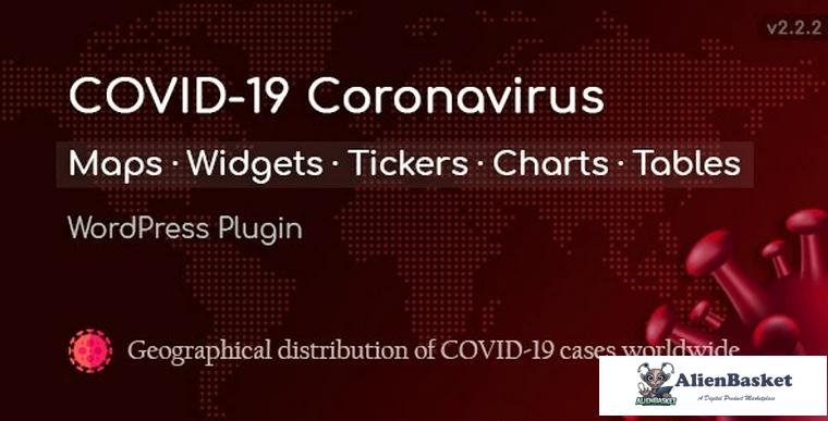 83854  COVID-19 Coronavirus v2.2.2 - Live Map WordPress Plugin