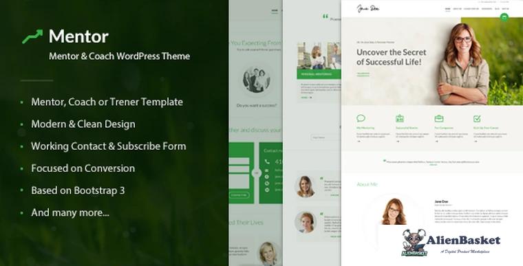 90467  Mentor v2.3.2 – Personal Development Coach Theme