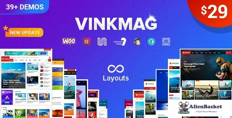 76297  Vinkmag v2.3 - Multi-concept Creative Newspaper