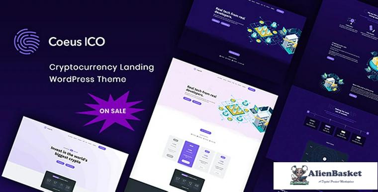 92120  Coeus v1.2.0 - Cryptocurrency Landing Page Theme